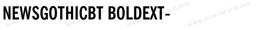 NEWSGOTHICBT BOLDEXT字体转换